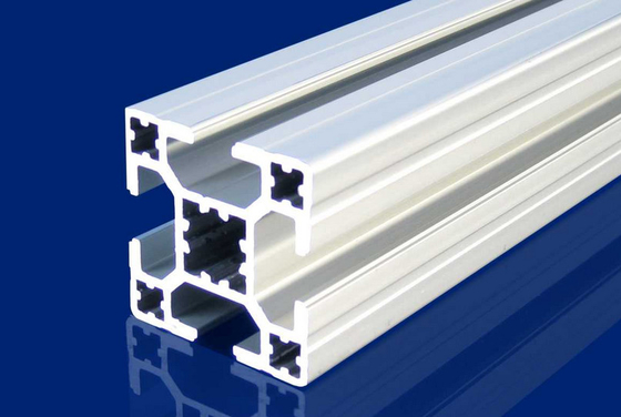 la protuberancia de aluminio de la ranura de 4m m T perfila la plata para la ventana del plazo, puerta