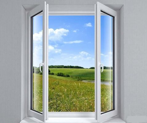 Polvo de aluminio de Windows del marco del oscilación interno blanco del hogar cubierto